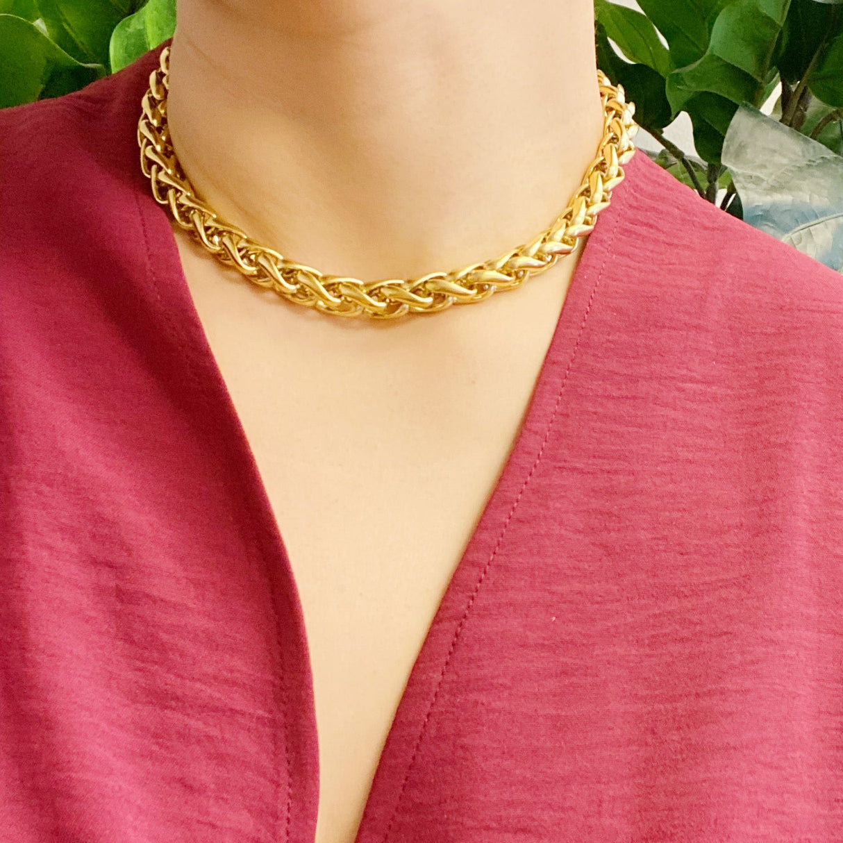 Bold And Edgy Chain Necklace by Ellisonyoung.com