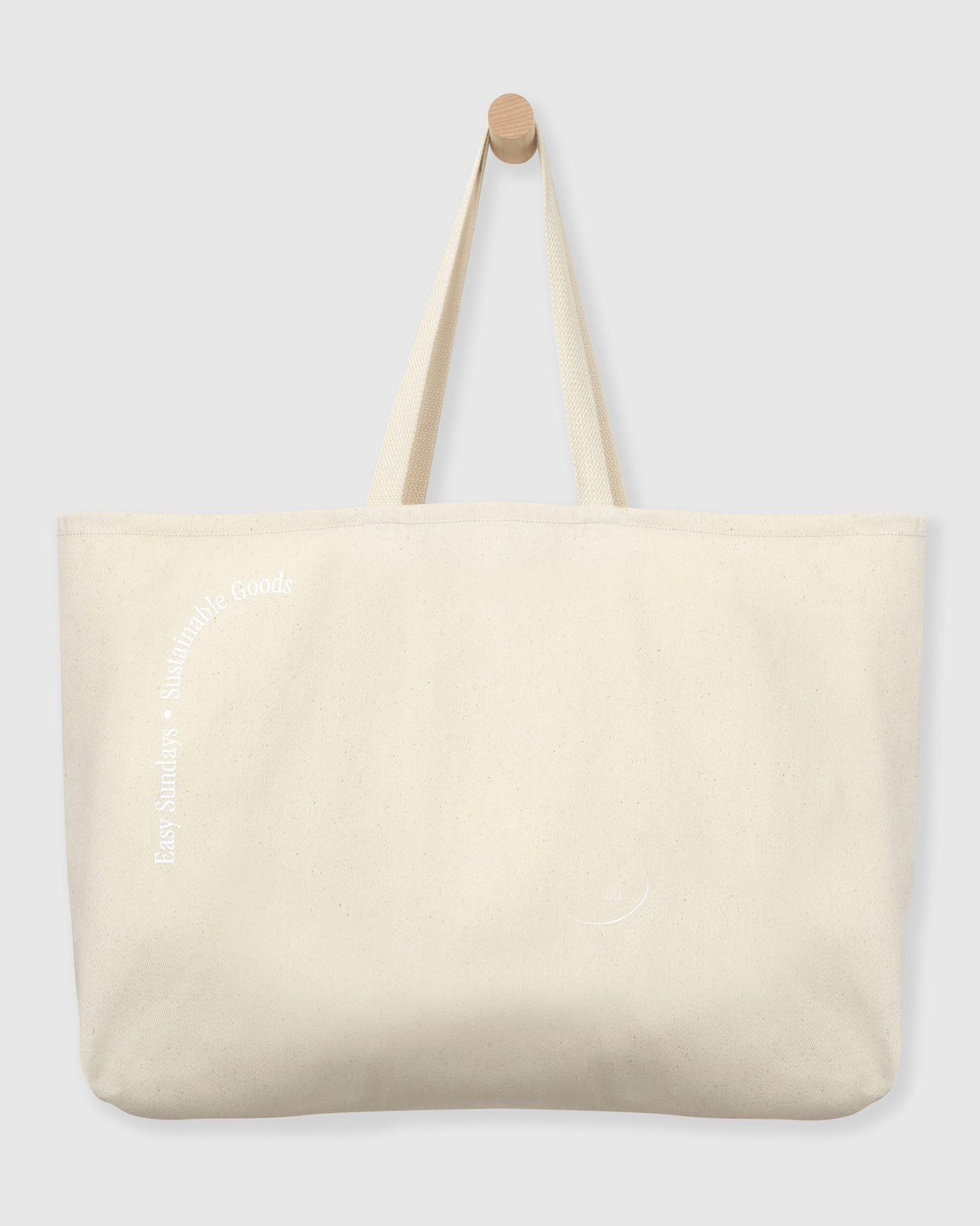 The Sunday Journal Oversized Tote Bag by Easy Sundays