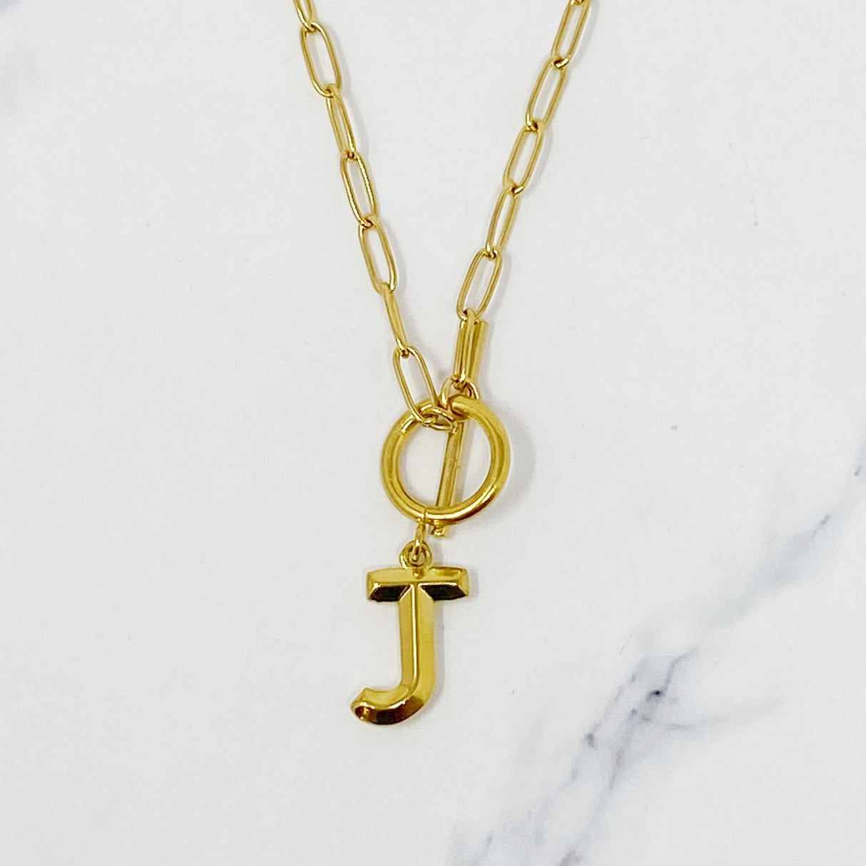 Modern Classic Initial Necklace by Ellisonyoung.com