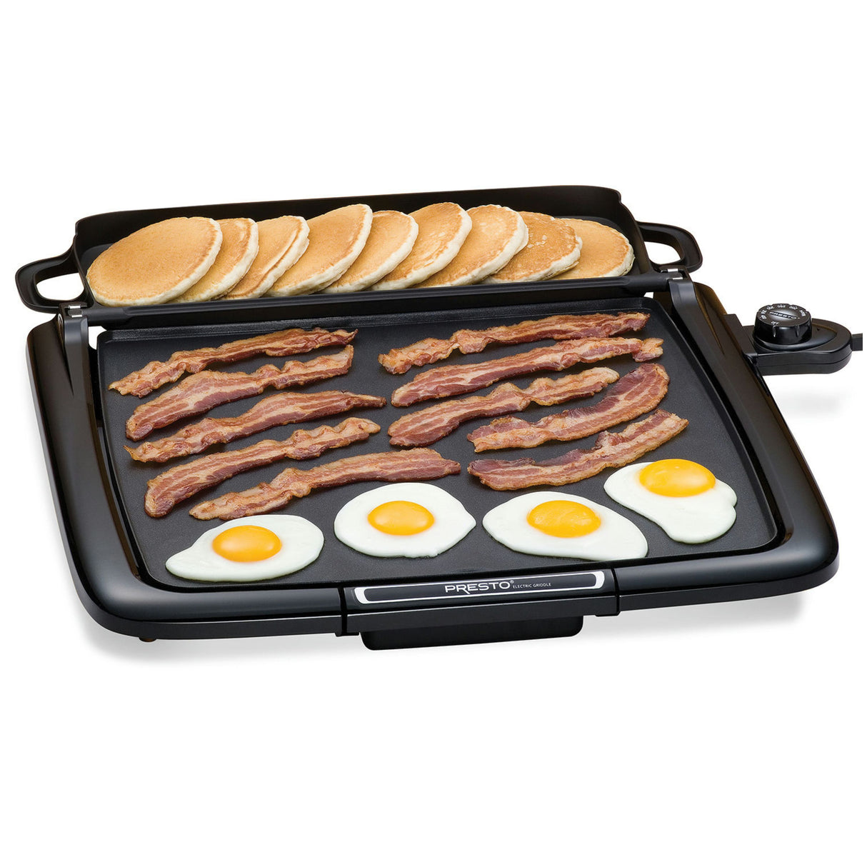 Presto Cool Touch Griddle And Warmer - Black