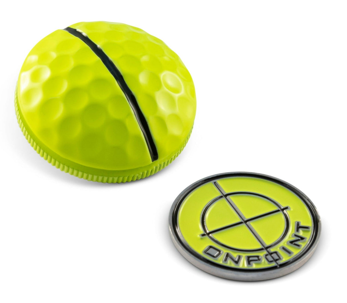 OPTIC YELLOW + COIN by OnPointGolf.us