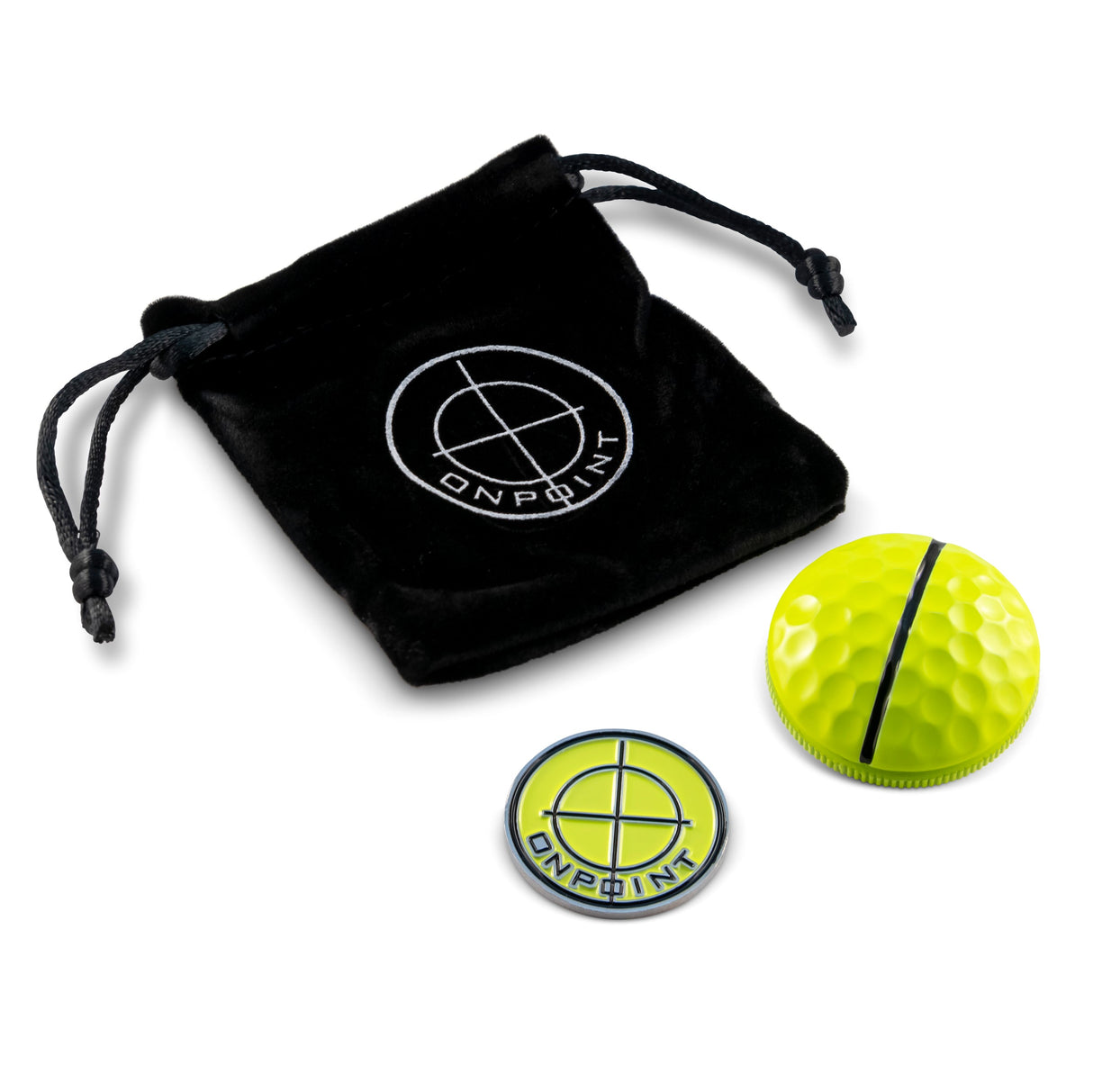 OPTIC YELLOW + COIN by OnPointGolf.us