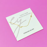 Finest Shine Initial Sterling Silver Necklace by Ellisonyoung.com