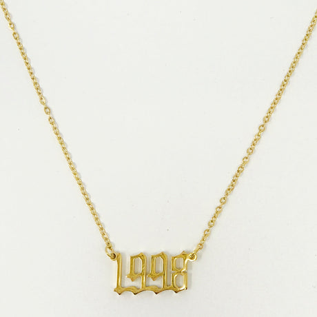 Birth Year Necklace by Ellisonyoung.com