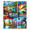 Wildlife coloring book: Amazing Wild Animals Grayscale.colouring For Adult