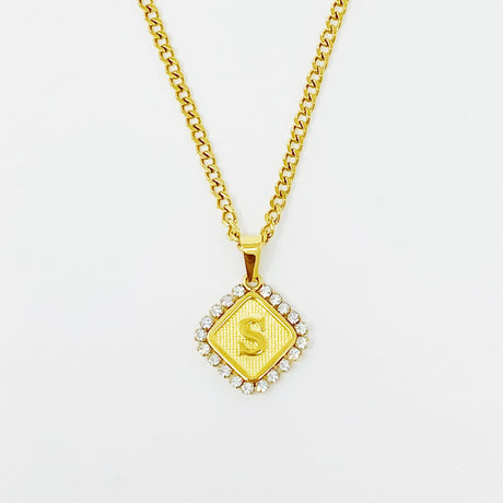 Aztec Delight Initial Necklace by Ellisonyoung.com