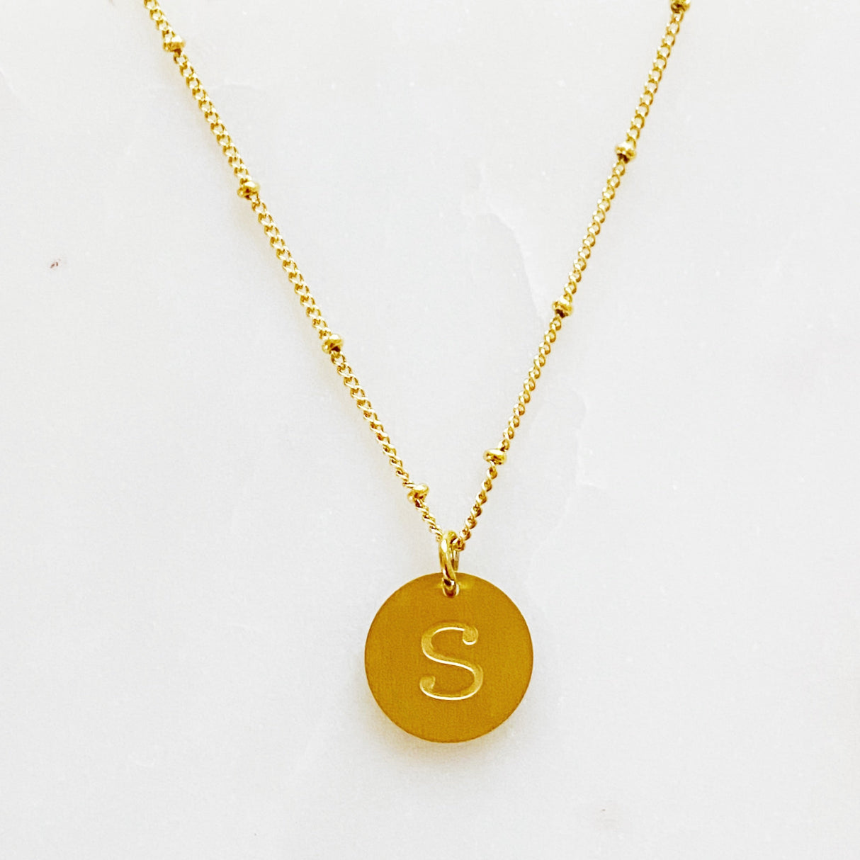 Ellison + Young: Singular Charm Initial Necklace by Ellisonyoung.com