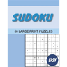 Sudoku: 50 Large print easy sudoku for adults
