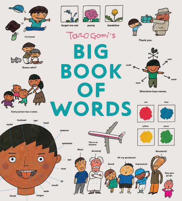 Taro Gomi's Big Book of Words - Hardcover by Books by splitShops