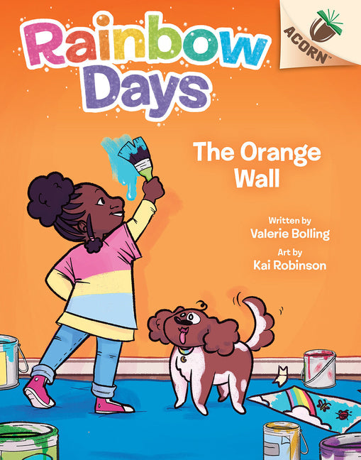 The Orange Wall: An Acorn Book (Rainbow Days #3) - Hardcover by Books by splitShops