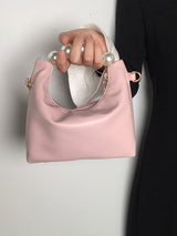 Chains Zipper Pearl Handle The Dumpling Bags by migunica