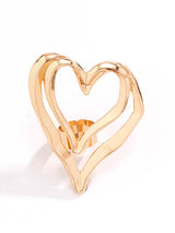 Heart Shape Solid Color Rings Accessories by migunica