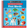 Brain Games - Sticker by Number: First Words (for Kids Ages 3-6): A Kid's Sticker Activity Book with More Than 150 Stickers!