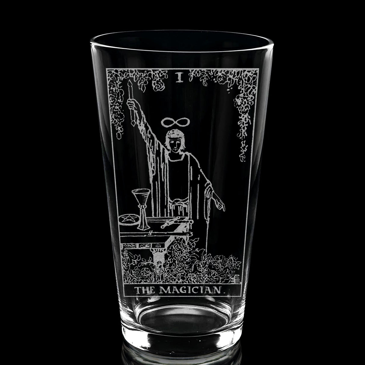 RIDER-WAITE TAROT CARD Pint Glasses by LumEngrave