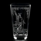 RIDER-WAITE TAROT CARD Pint Glasses by LumEngrave