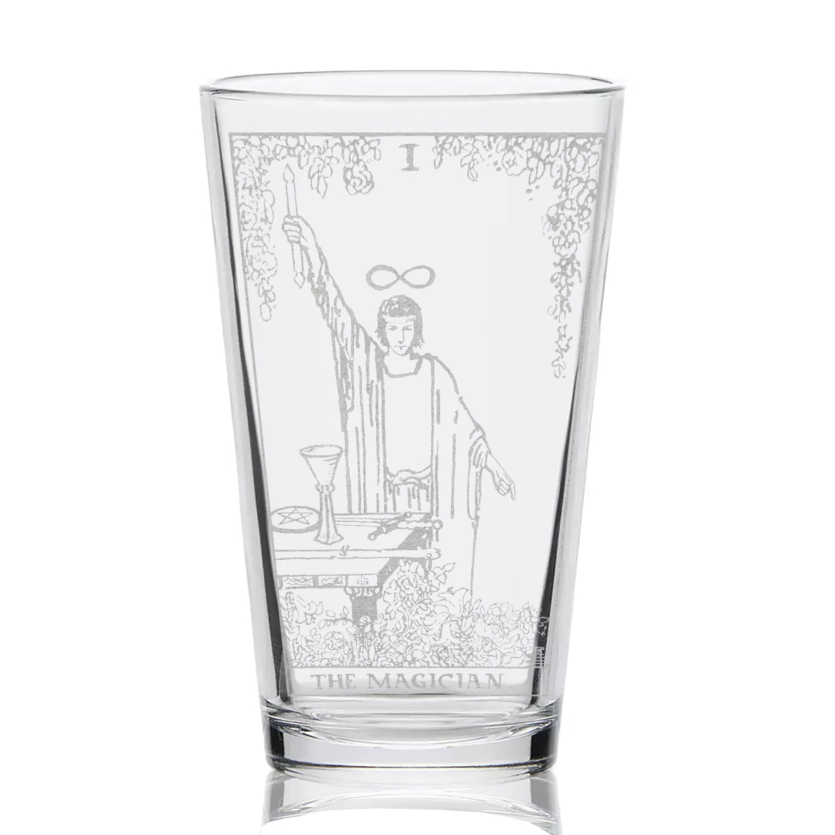 RIDER-WAITE TAROT CARD Pint Glasses by LumEngrave