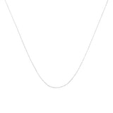 10K Gold 0.5 mm Slender & Dainty Fine Rope Chain Necklace by Infinite Jewels