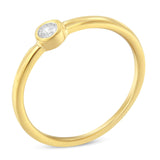 14K Yellow Gold Plated .925 Sterling Silver Miracle Set Diamond Ring (1/20 Cttw, J-K Color, I1-I2 Clarity) by Haus of Brilliance