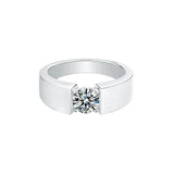 1.0 Carats VVS1 Moissanite Diamond Ring by Bling Proud | Urban Jewelry Online Store