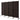 4-Panel Folding Room Divider 6 Feet Rolling Privacy Screen with Lockable Wheels-Brown
