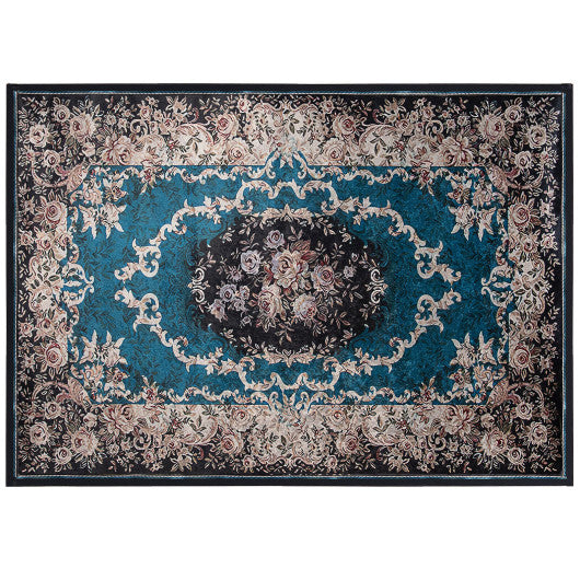 Area Rug with Non-Shedding Surface and Anti-slip Bottom-M