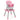 6-in-1 Convertible Baby High Chair with Adjustable Removable Tray-Pink