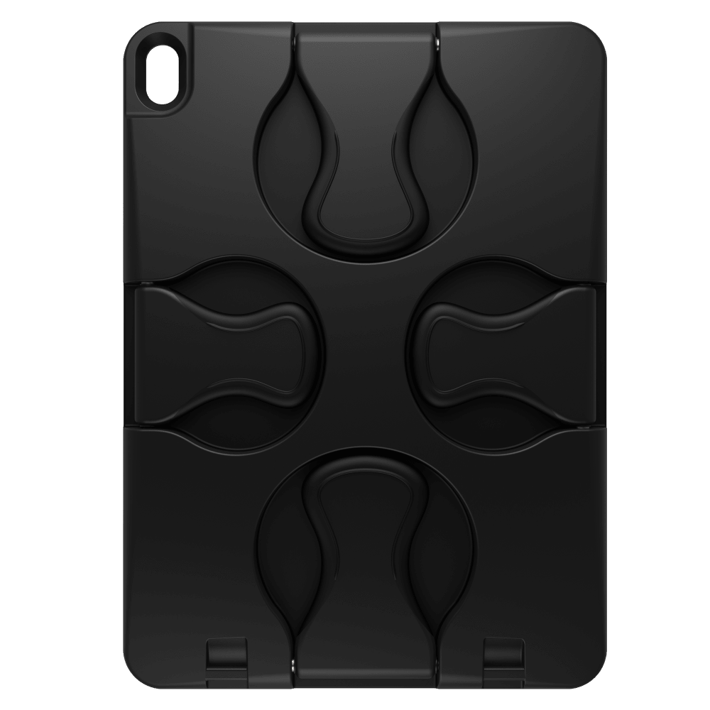 WingoCase Protective Ergonomic Case for Apple iPad Air 2022 / Air 10.9 / Air 11 Black by WingoCase