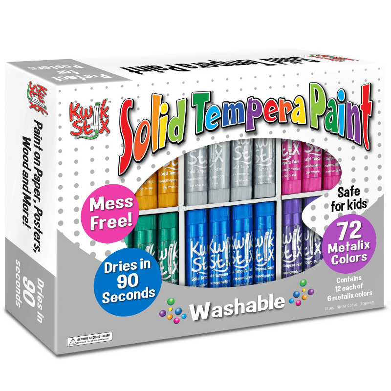 Kwik Stix, Class Pack Set of 72 Metalix Colors by The Pencil Grip, Inc. - Vysn