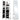 360° Rotating Mirrored Jewelry Cabinet Armoire 3 Color LED Modes Lockable-White