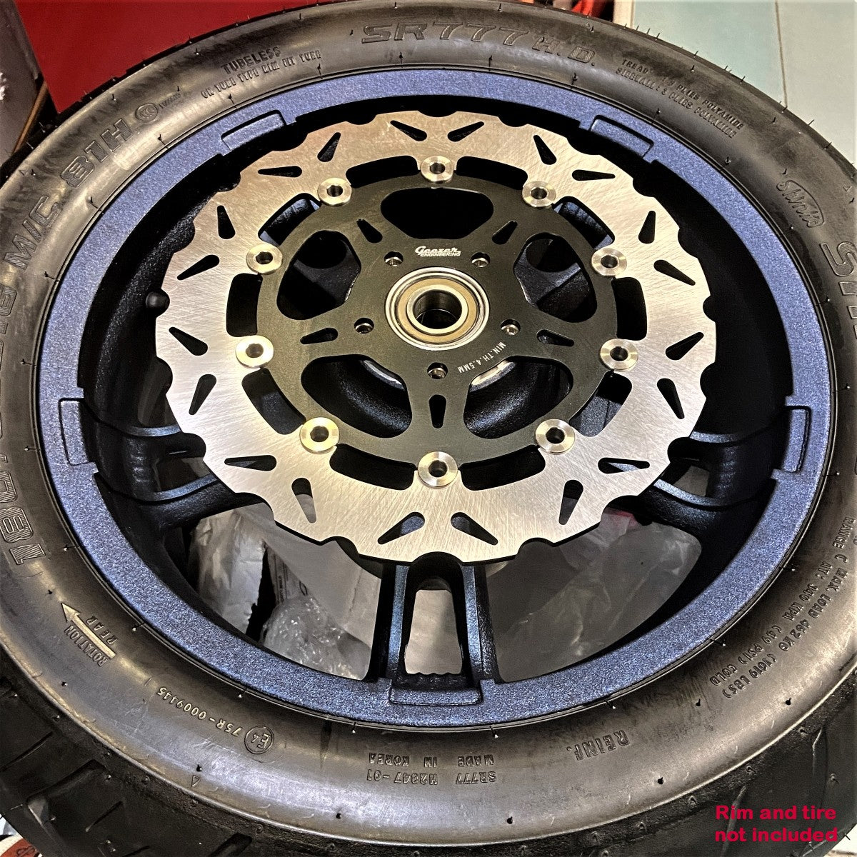 11.8-inch Rear Performance Floating Brake Rotor 5-Bolt Hub by GeezerEngineering LLC