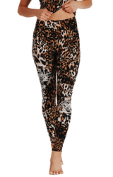 Wildcat Printed Yoga Leggings by Yoga Democracy - Vysn