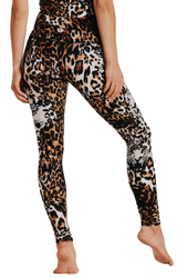 Wildcat Printed Yoga Leggings by Yoga Democracy - Vysn