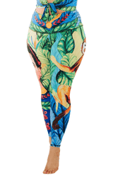 Frida Printed Yoga Leggings by Yoga Democracy