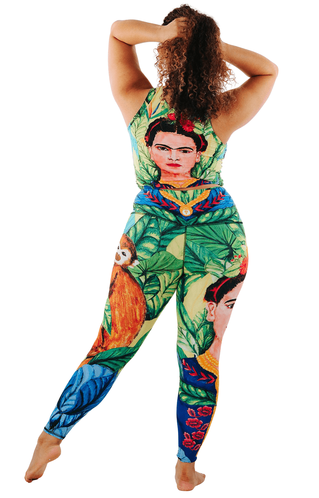 Frida Printed Yoga Leggings by Yoga Democracy