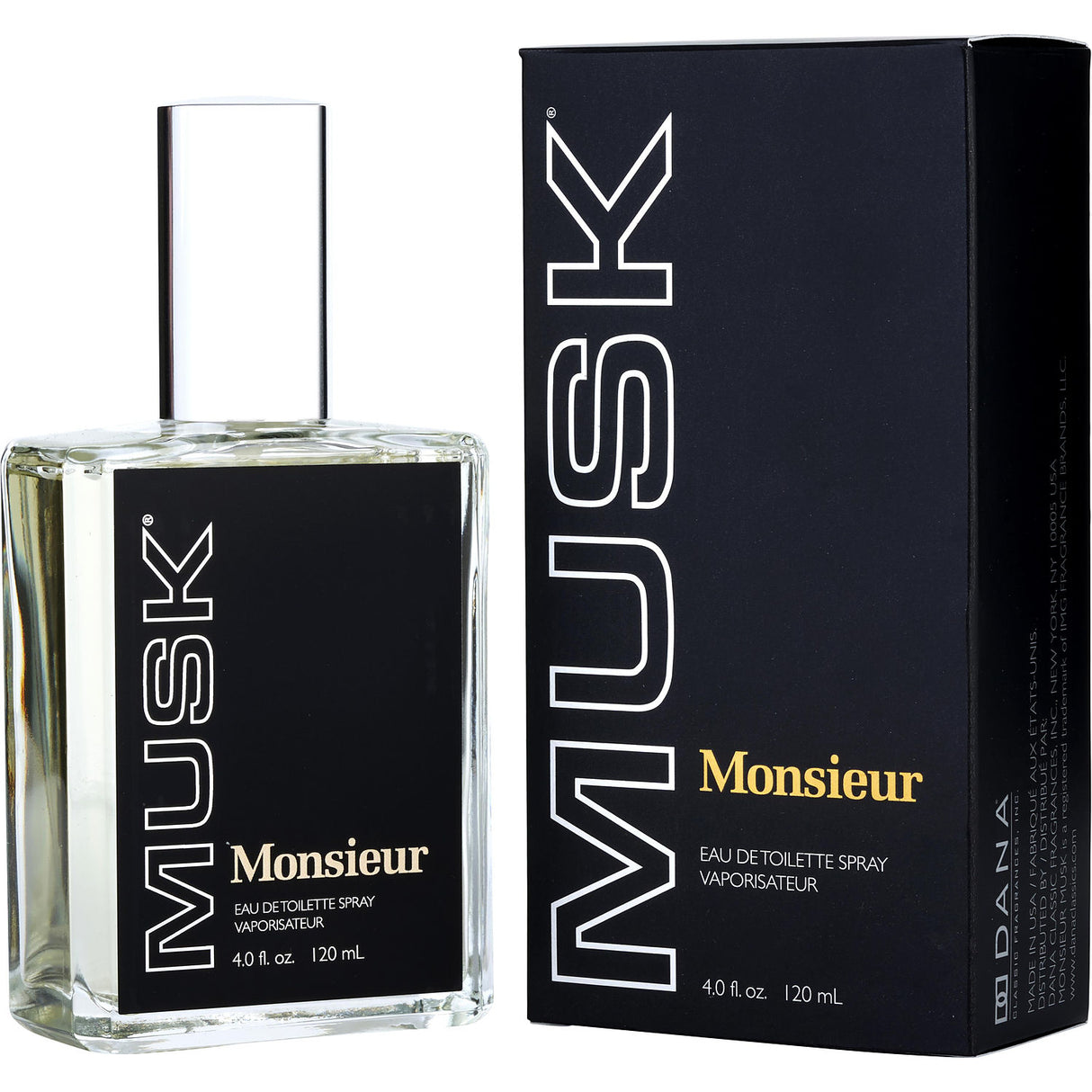 MONSIEUR MUSK by Dana - EDT SPRAY 4 OZ - Men