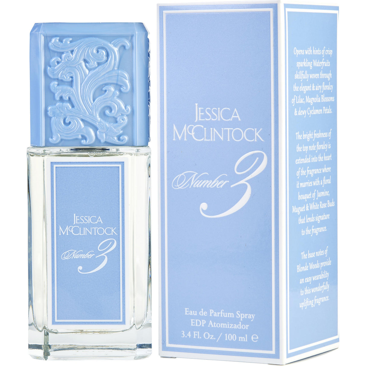 JESSICA MCCLINTOCK #3 by Jessica McClintock - EAU DE PARFUM SPRAY 3.4 OZ - Women