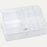 Clear Makeup Organizers - 19 Slots and 1 Drawer by Decozen