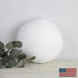 12" | Round Angel Hair Insert | Indoor Outdoor Down Alternative Hypoallergenic Pillow Insert | Quality Insert | Premium Insert by UniikPillows