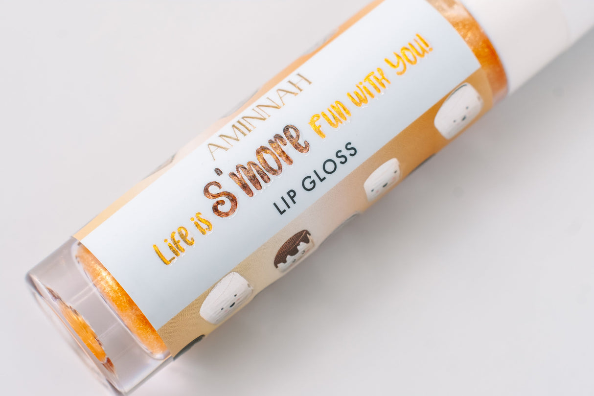 Life is S'more Fun With You Lip Gloss by AMINNAH