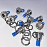 GR5 Titanium Rotor Bolt Kit for Harley Dyna Mag Wheels & VRSC & Other by GeezerEngineering LLC