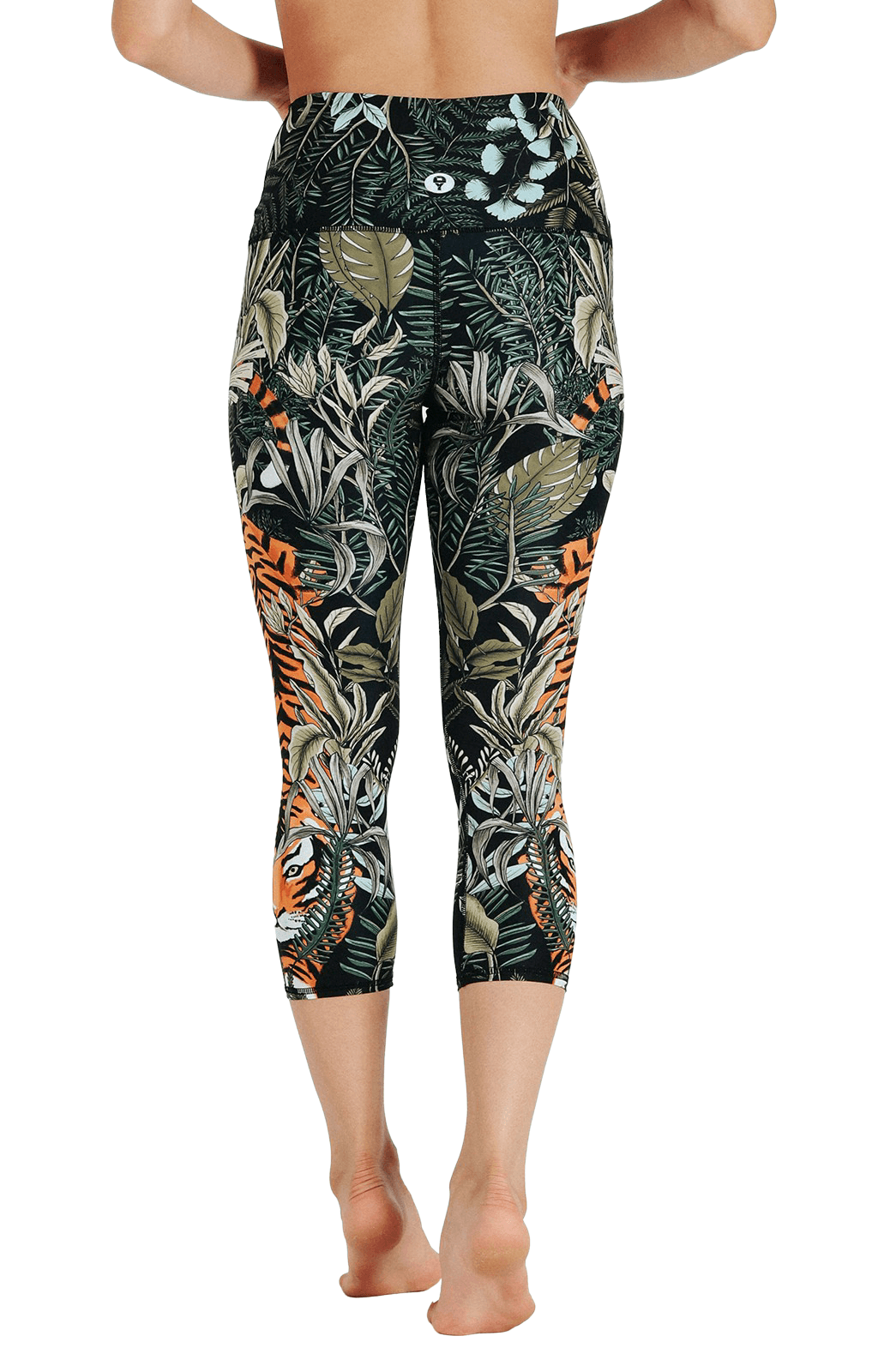 Rawr Talent Printed Yoga Crops by Yoga Democracy