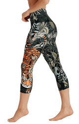 Rawr Talent Printed Yoga Crops by Yoga Democracy