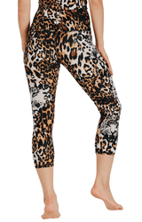 Wildcat Printed Yoga Crops by Yoga Democracy - Vysn