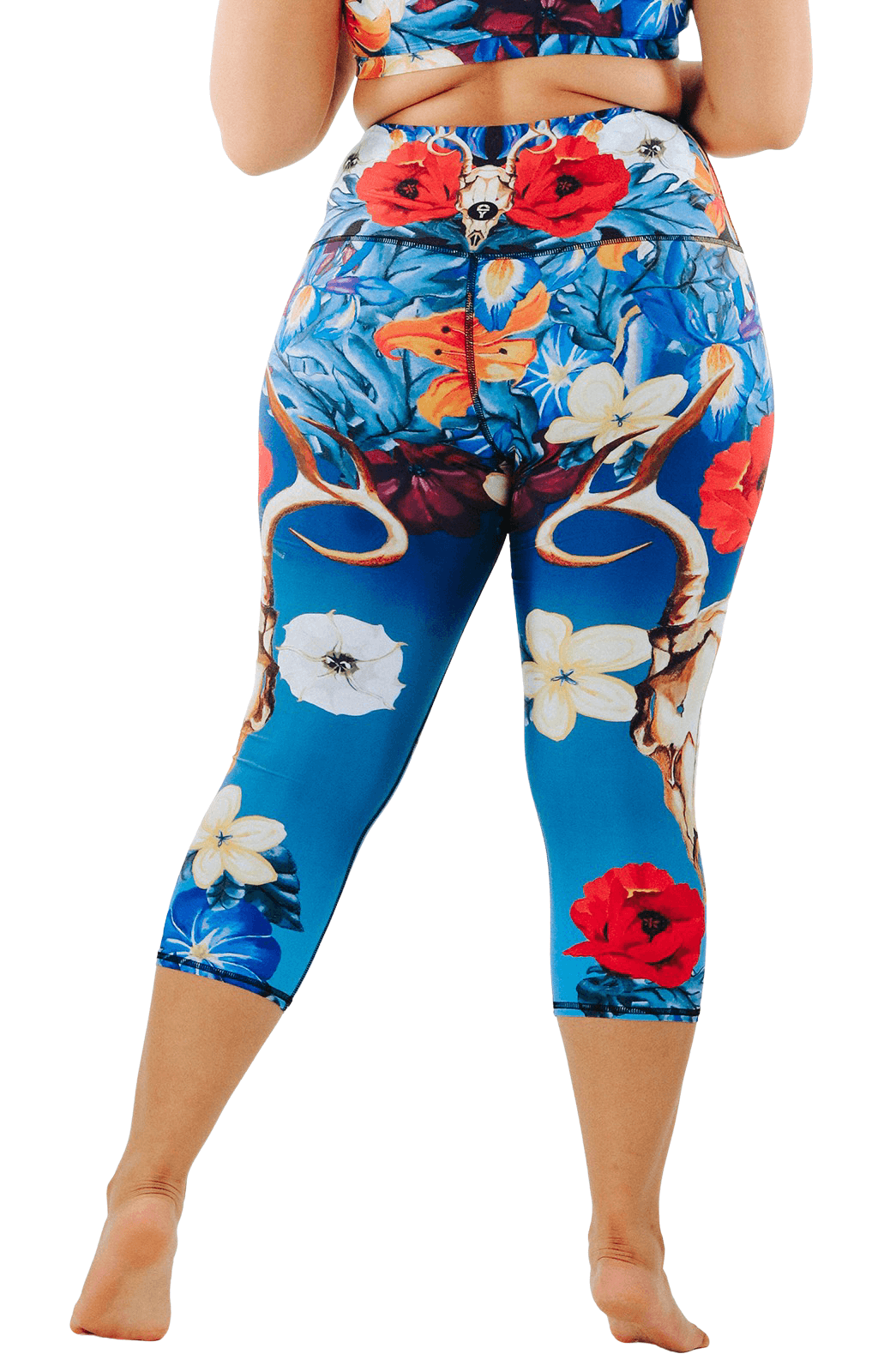 Georgia Printed Yoga Crops by Yoga Democracy