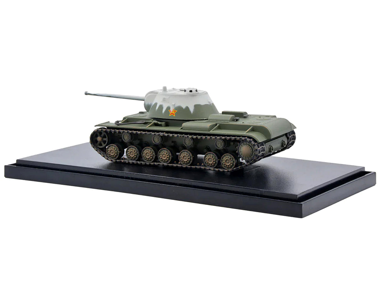 Soviet Kliment Voroshilov KV-3 Heavy Tank Winter Camouflage 1/72 Diecast Model by Panzerkampf