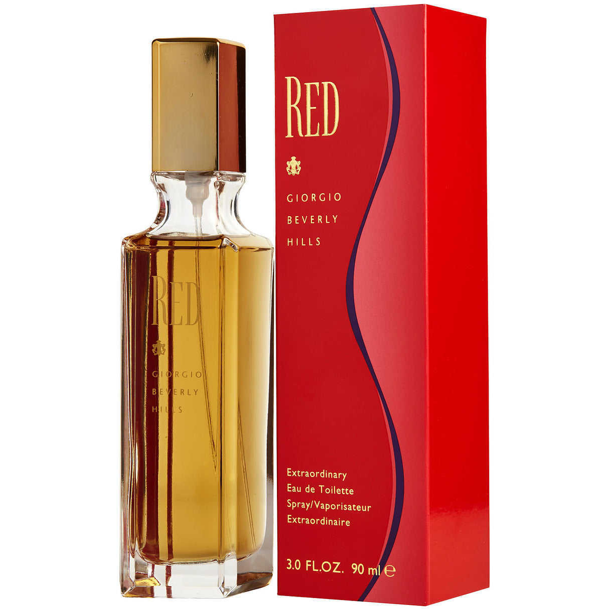 RED by Giorgio Beverly Hills - EDT SPRAY 3 OZ - Women