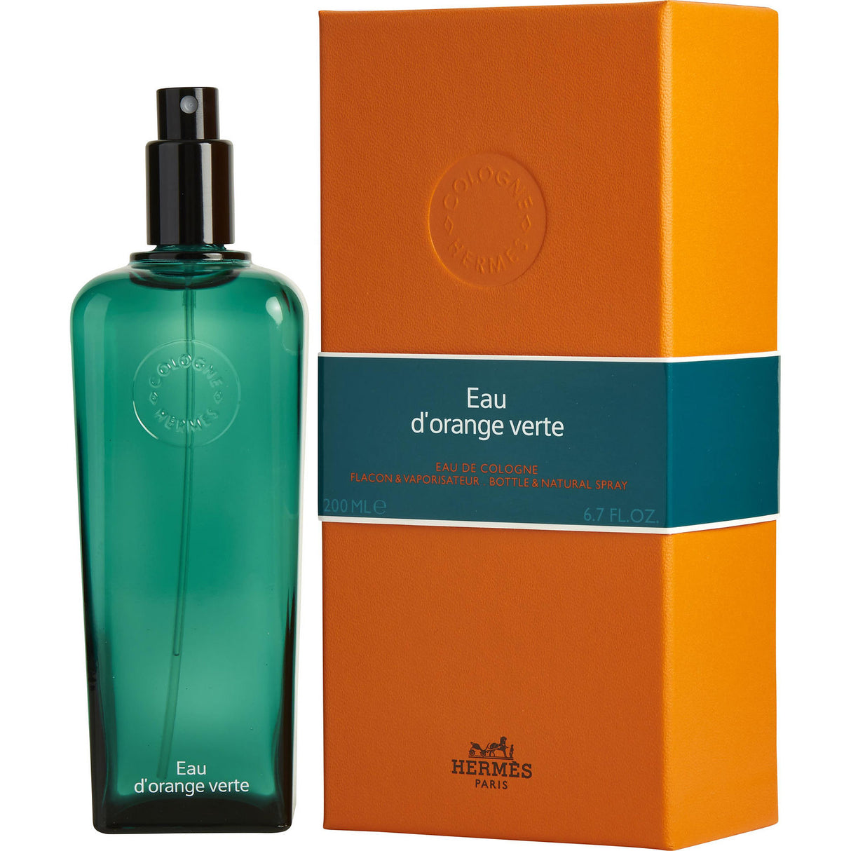 HERMES D'ORANGE VERT by Hermes - EAU DE COLOGNE SPRAY 6.7 OZ - Unisex