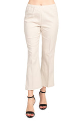 Peace of Cloth Regan Crop Flare Stretch Cotton Pant by Curated Brands