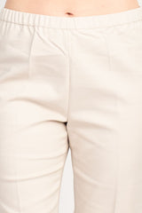 Peace of Cloth Regan Crop Flare Stretch Cotton Pant by Curated Brands