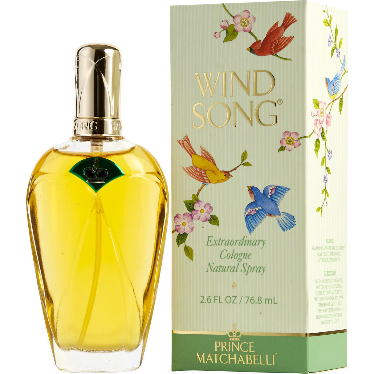 WIND SONG by Prince Matchabelli - COLOGNE SPRAY NATURAL 2.6 OZ - Women